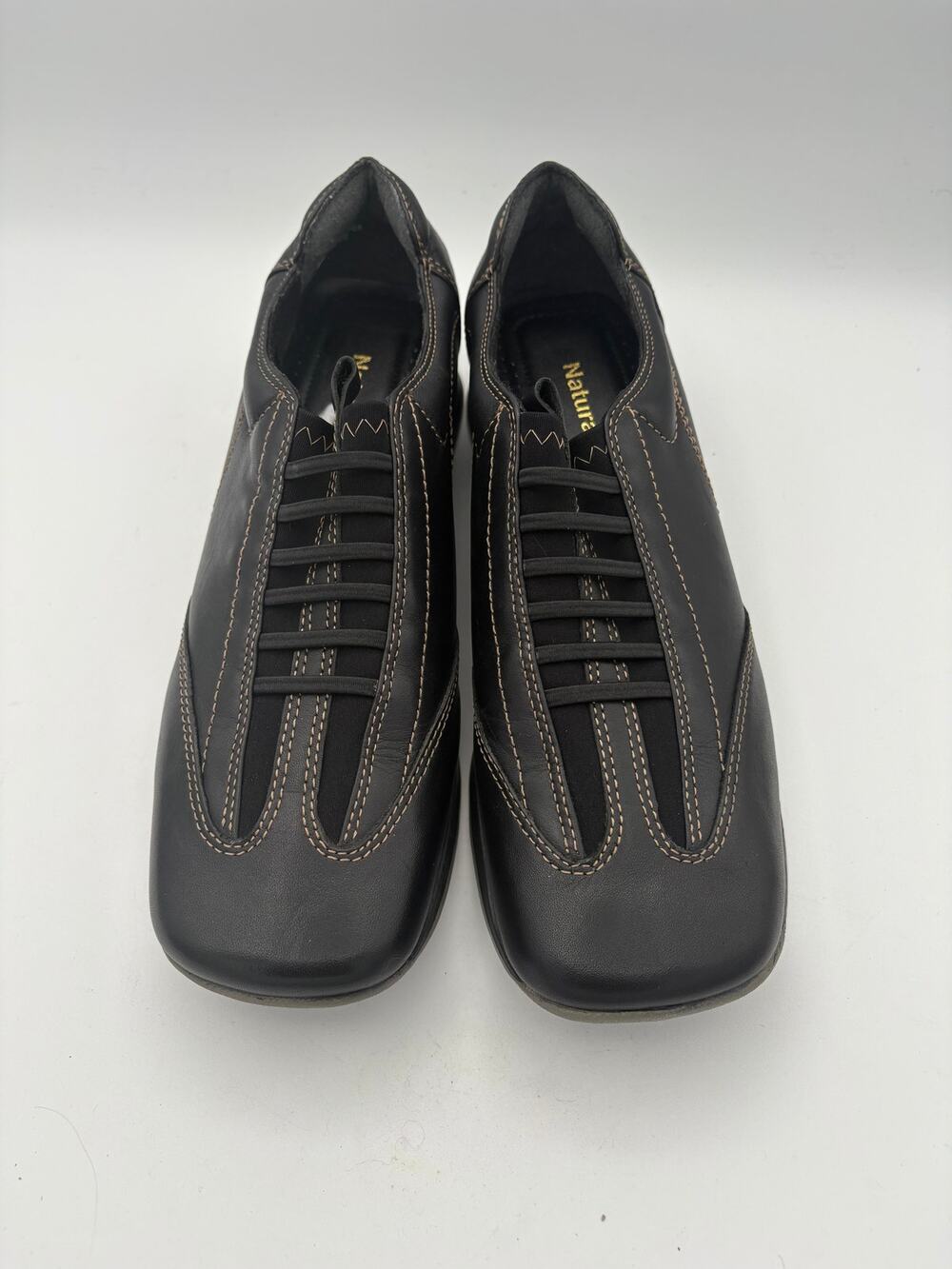Women’s Naturalizer Size 8 Black Leather Slip On Mules